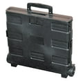 thumbnail image 1 of Rolling Foldable Plastic Crate with Telescopic Handle and 3-in. Wheels, 1 of 3