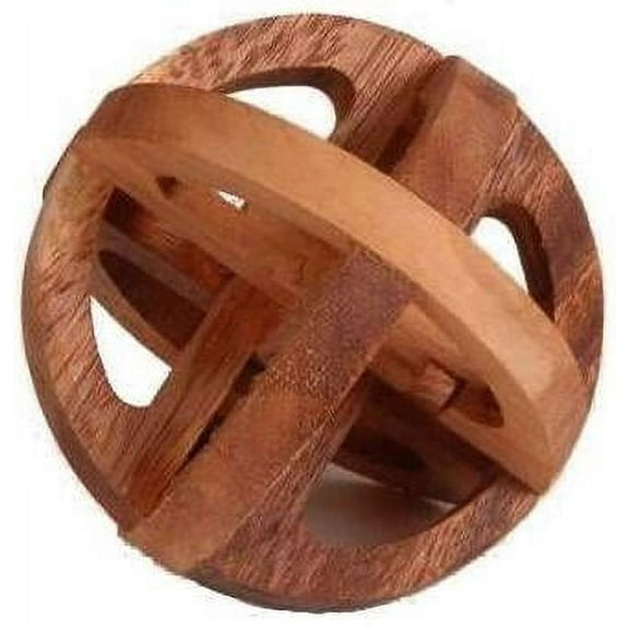 Rolling Globe - 3D Wooden Puzzle Brain Teaser