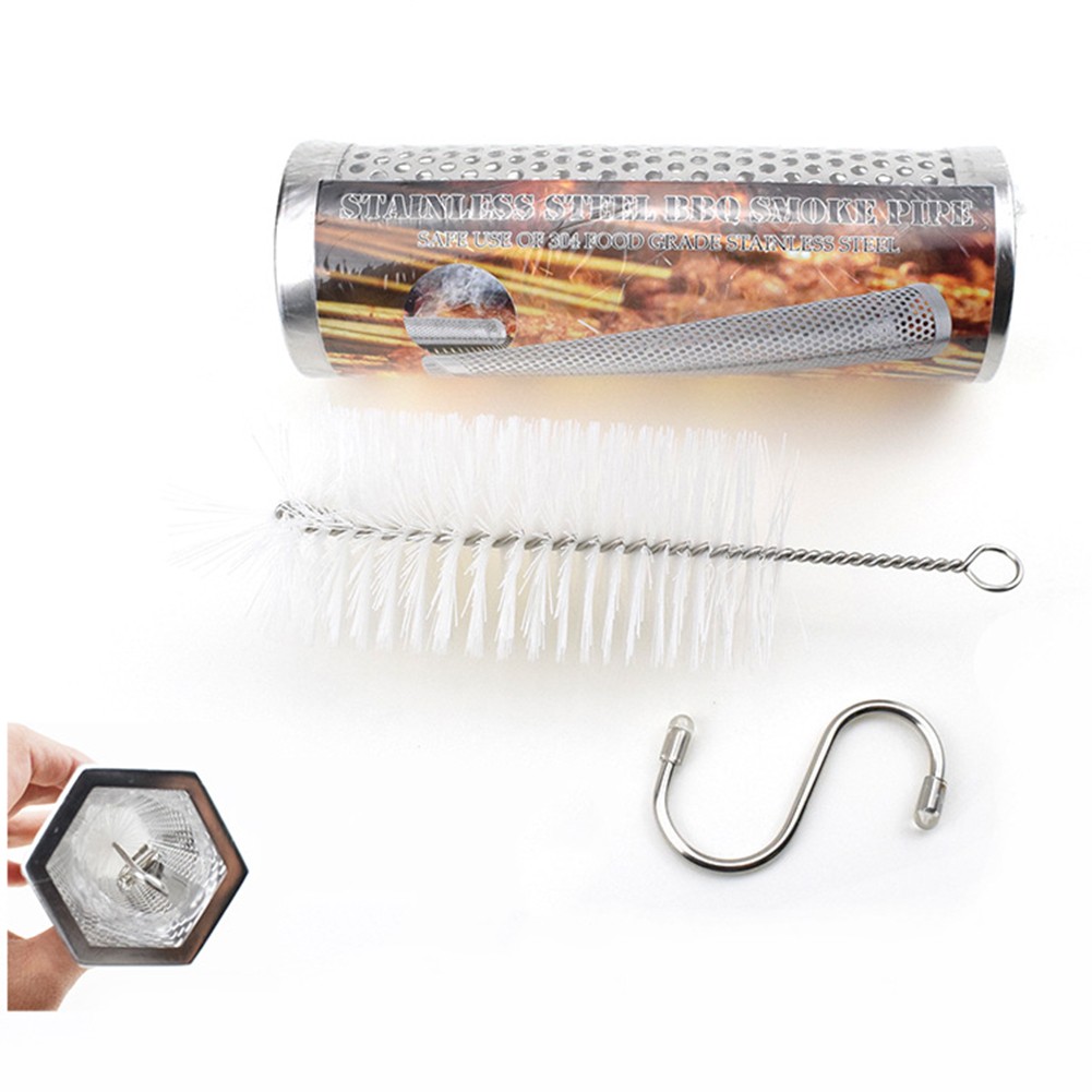 Rolling Grill Basket BBQ Net Cylinder Barbecue Grilling Meat Vegetables