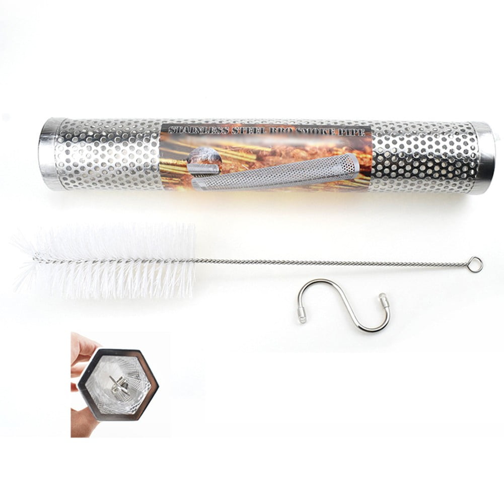 Rolling Grill Basket Bbq Net Cylinder Barbecue Grilling Meat Vegetables