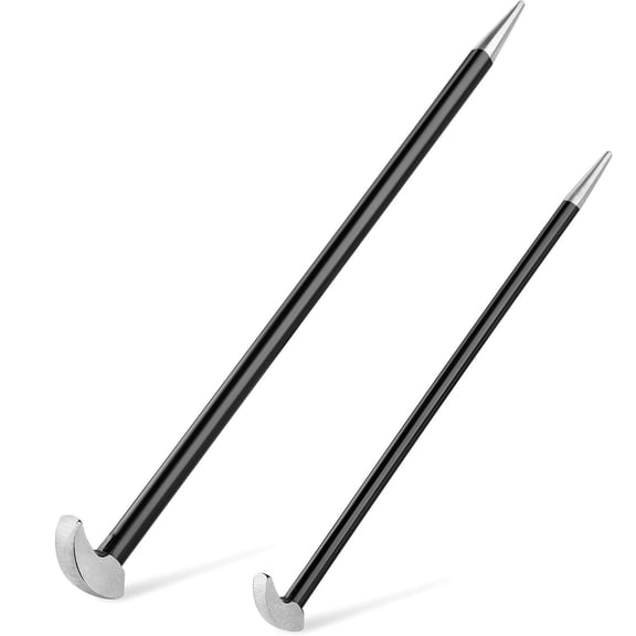 Rolling Head Pry Bar Set