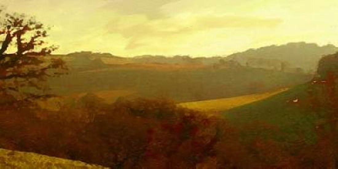 Rolling Hills Canvas Art - Noah Bay (10 x 20)