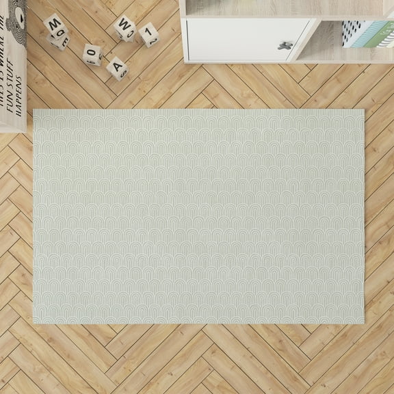 Rolling Hills Light Green Kids Play Mat