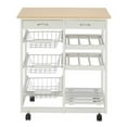 thumbnail image 1 of Rolling Kitchen Island Trolley Cart Storage Shelf Drawers Basket Dining, 1 of 8