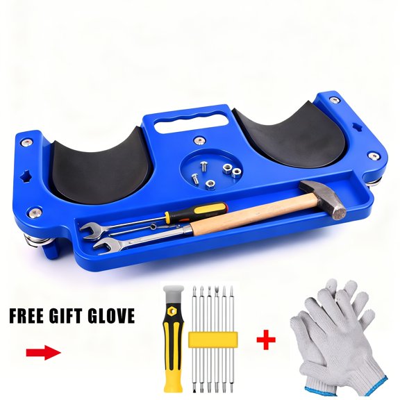 Rolling Knee Creeper/Pads ABS High-Impact Frame, Multi-Function with Built-In Tool Tray, Comfortable Cushioned Kneeling Pad for Machine Workers, Carpenters, Flooring, And Car Repairs