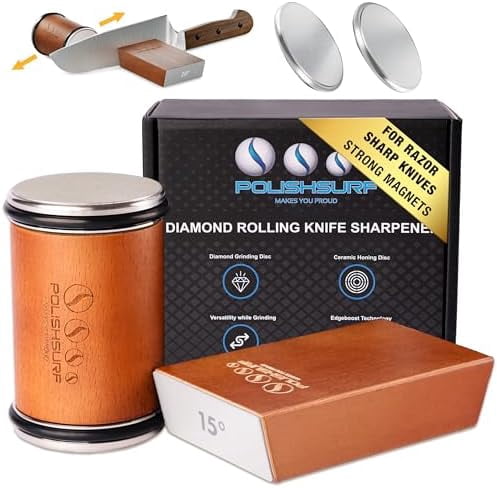 Knife Rending Tool Rolling Knife Sharpener Kit for Kitchen – Chef Knife Sharpening Tool ...
