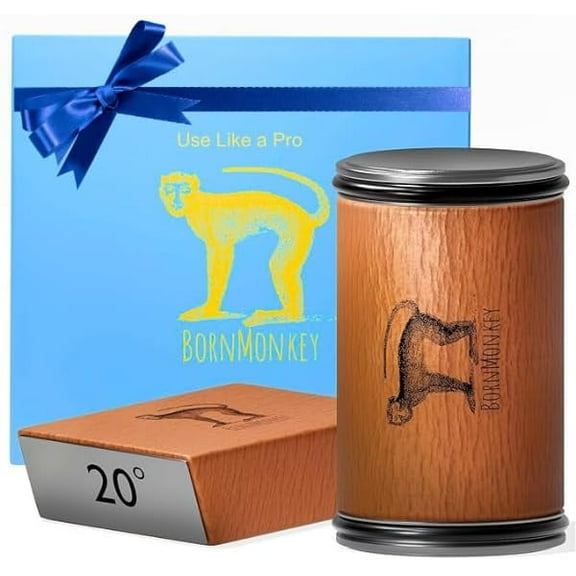 Rolling Knife Sharpener Kit - Magnetic Rolling Sharpener for Knives with 15 & 20 Degree Angles Rolling Stone Pro Sharpener for Kitchen & Pocket Knives - Ideal Gift for Christmas.