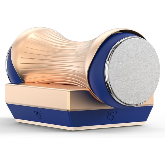 Rolling Knife Sharpener, Knife Sharpening with Industry Diamonds for Steel of any hardness, Made Easy Knife Sharpener Kit for Kitchen Knives, Offers 15 & 18 & 20 & 25 Degree Sharpening