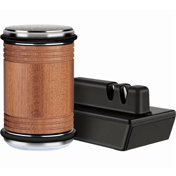 Rolling Knife Sharpener Magnetic Diamond 15 & 20 Degree Angle