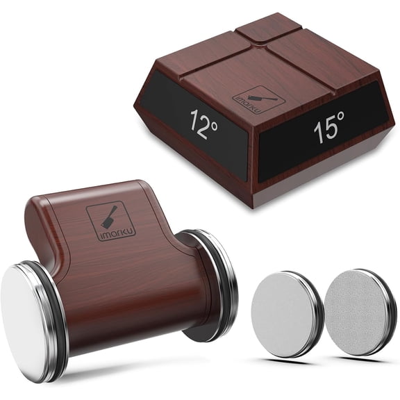 Rolling Knife Sharpener, Sharpening Kit, 2 Diamond Discs for Any Hardness, Kitchen Knives Sharpener Tool, 4 Magnetic Angles(12/13/15/20), Gadts, Gifts Men Women