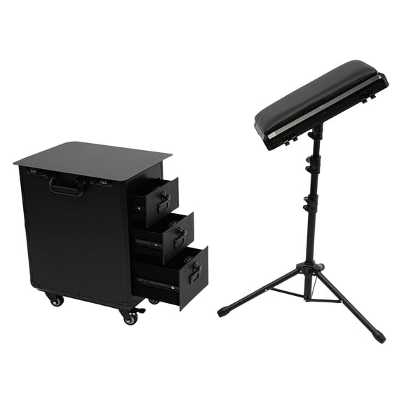 Rolling Makeup Case with Combination Lock Makeup Case with 4 Universal Wheels