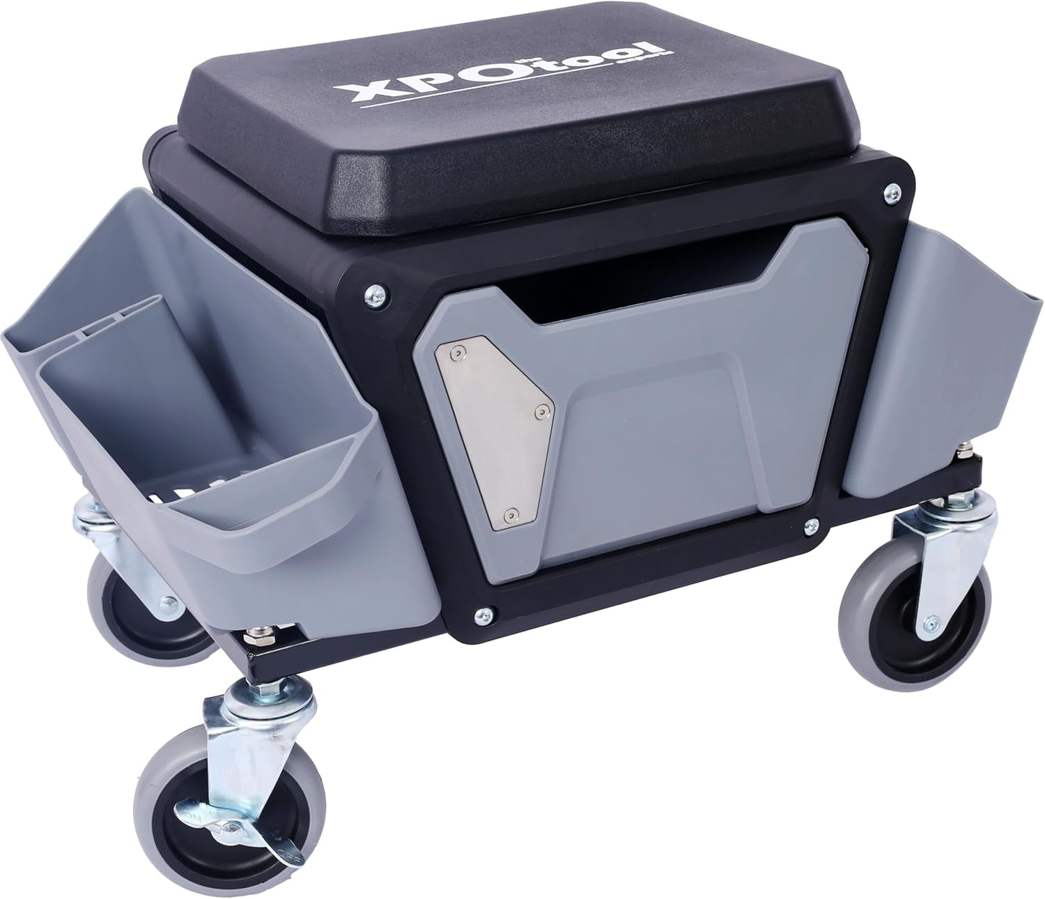 Rolling Mechanics Stool - Heavy Duty 330lbs Load Capability Garage ...