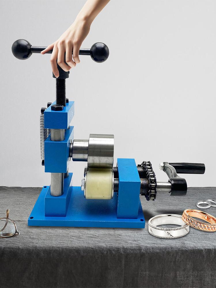 Rolling Mill, Jewelry Rolling Mill Machine for Metal Jewelry Making Sheet Square Wire Semicircle