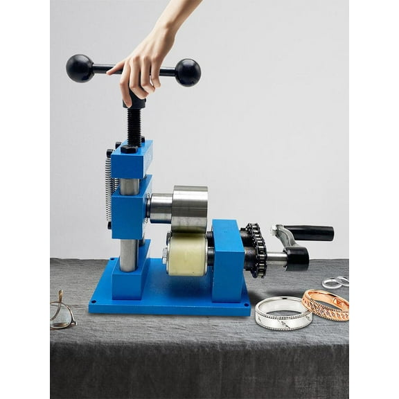 Rolling Mill, Jewelry Rolling Mill Machine for Metal Jewelry Making Sheet Square Wire Semicircle