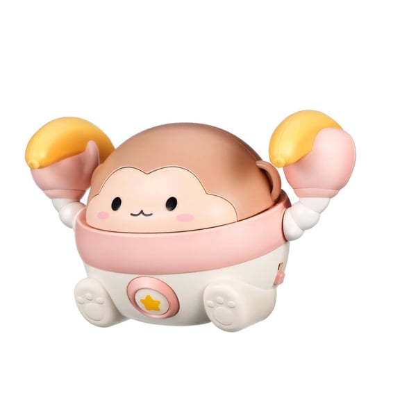 Rolling Monkey Toy Interactive Spinning Toy For Kids, Automatic Rolling & Spinning Functionality, Engaging Play Toy For Teens, Fun Developmental Toy For Playtime, Colorful &