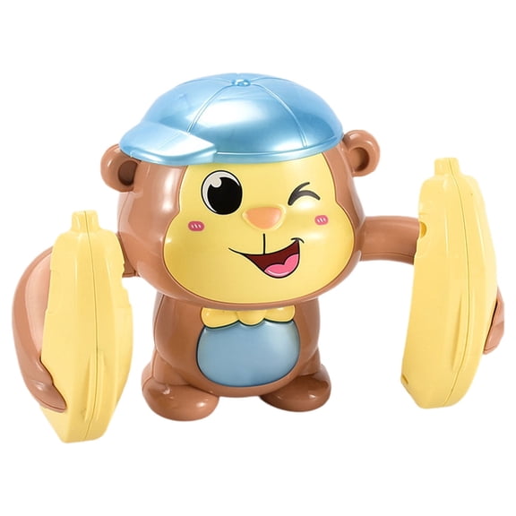 Rolling Monkey Toy Music Machine Early Education Interactive Plaything for Kids Learning