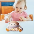 thumbnail image 1 of Rolling Monkey Toy, Voice Controlled Monkey Toy, Light Up Monkey Baby Toy, Baby Crawl Training Toy, Early Learning Interactive Toy, Music Light Monkey Toy, Infant Sensory Development Toy, 1 of 8