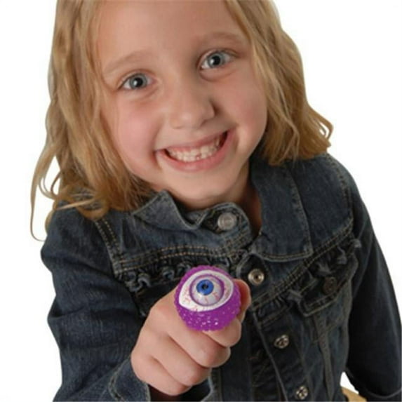 Rolling Monster Eye Rings - 4 per Pack - Pack of 12
