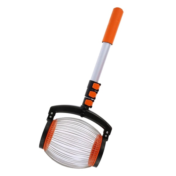 Rolling Nut Gatherer 26-56 inch Telescopic Multifunctional Acorn Picker Upper Roller for Pecans and Walnuts - Aluminum