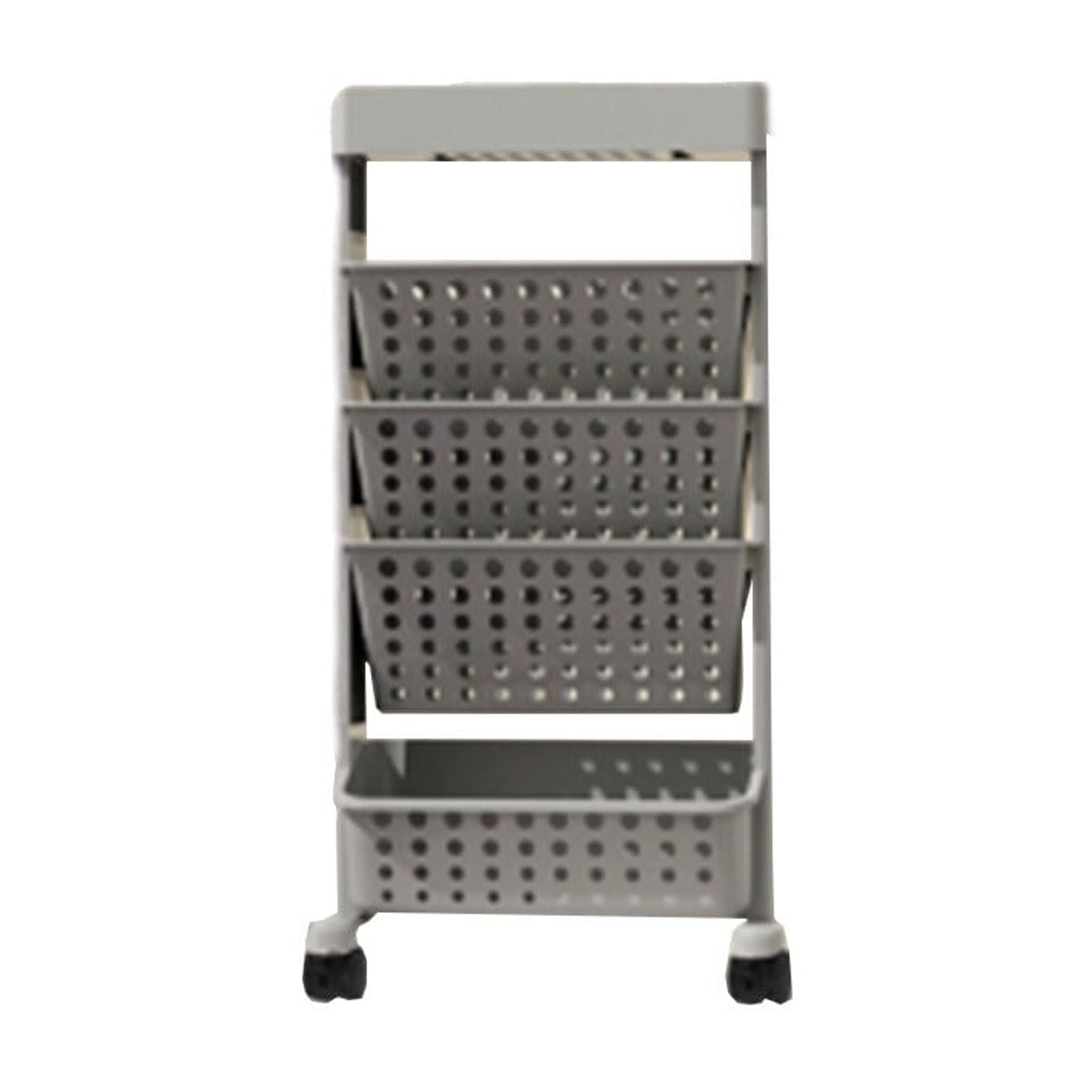 Rolling Office Paper Organizer, Rolling Bookcase Book Storage Rack