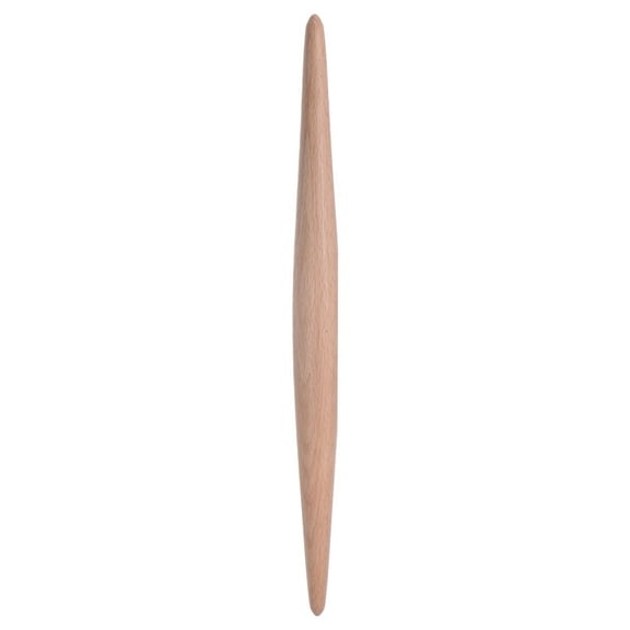 Rolling Pin 13.6 x 1.1" Beech Wood Dough Roller Pins Pointed for Baking Pastry Pizza