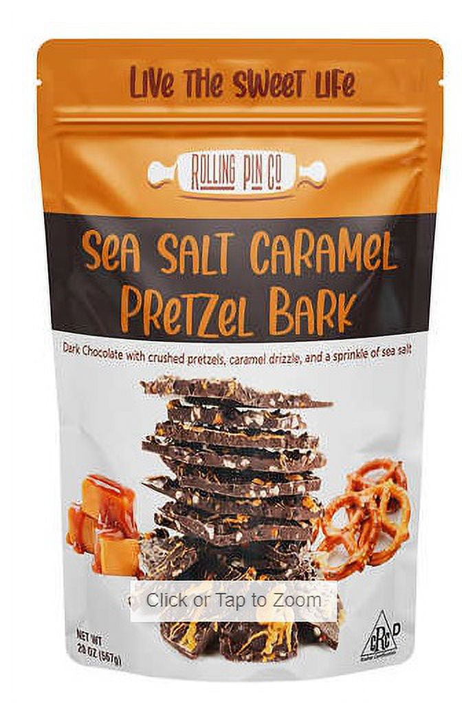 Rolling Pin Co Pretzel Bark, Sea Salt Caramel, 20 oz
