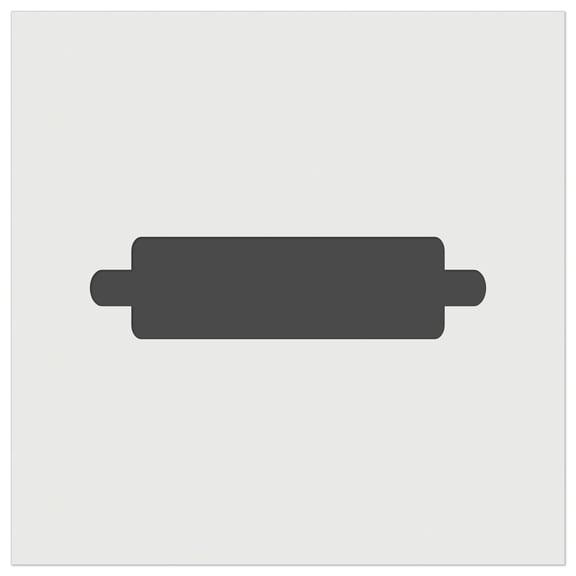 Rolling Pin Solid Baking DIY Cookie Wall Craft Stencil - 4.5 Inch