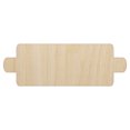 thumbnail image 1 of Rolling Pin Solid Baking Wood Shape Unfinished Piece Cutout Craft DIY Projects - 4.70 Inch Size - 1/8 Inch Thick, 1 of 7