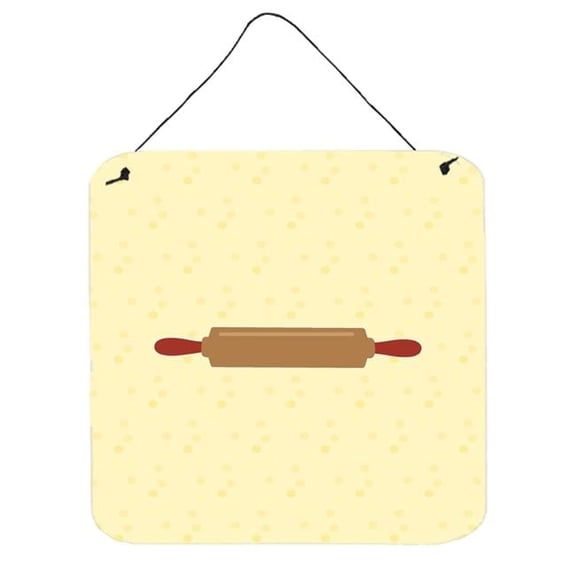 Rolling Pin on Yellow Wall or Door Hanging Prints