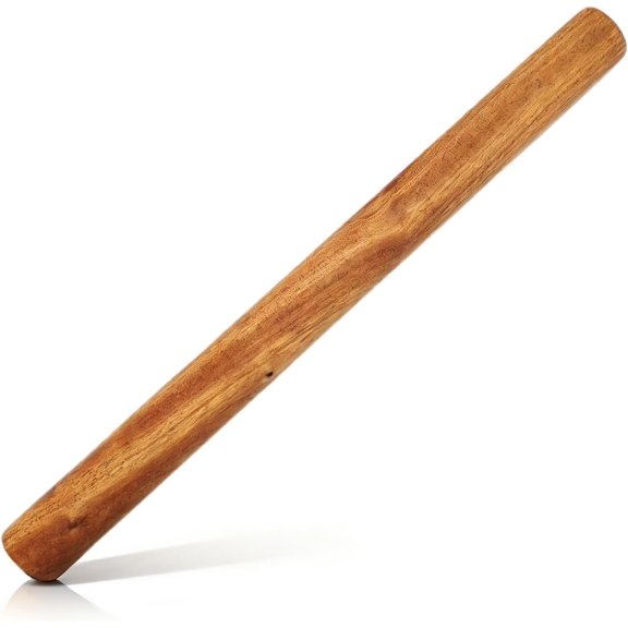 Rolling Pins for Baking,11.8 inches Dough Roller Pizza,Ebony Wood 1 PCS for Making Pizza,Pie,cookies.