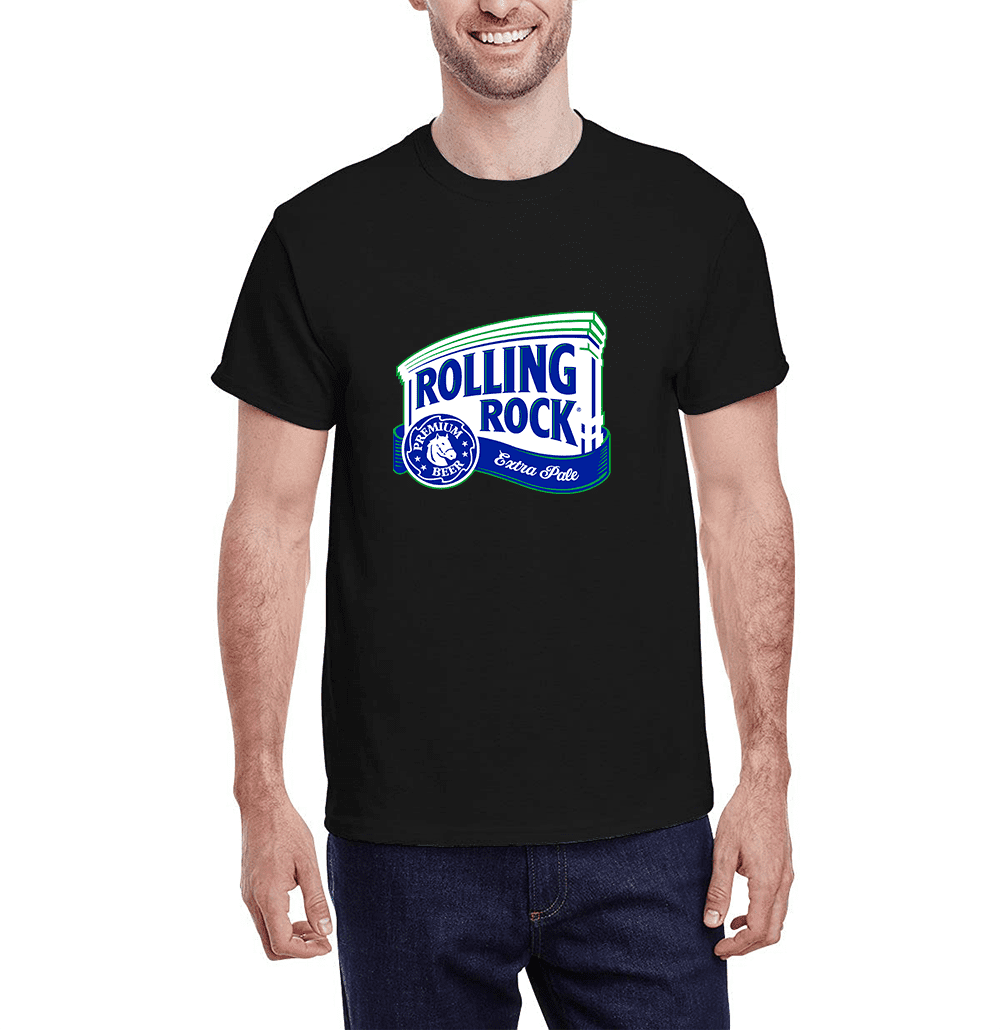 Rolling Rock Beer Logo T Shirt