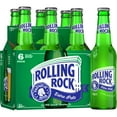 thumbnail image 1 of Rolling Rock Extra Pale Beer, 6 pack 12 fl. oz. Glass Bottles, 4.4% ABV, 1 of 5