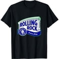 thumbnail image 1 of Rolling Rock Logo T-Shirt Men's Classic Beer Graphic Tee Vintage Brew Gift, 1 of 5