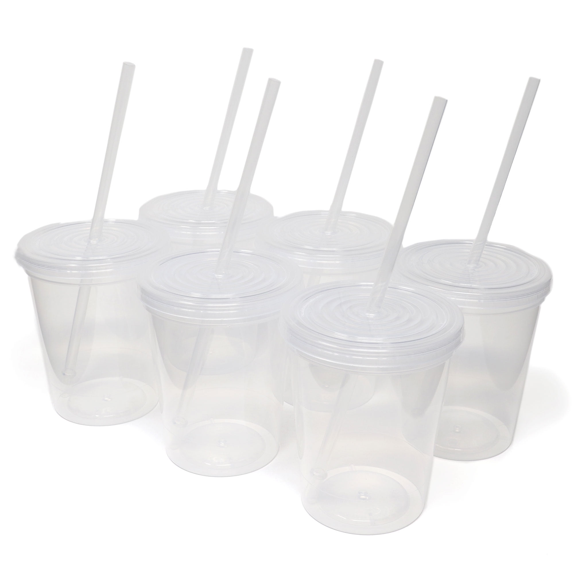 LEIFEOSH Plastic Tumblers with Lids and Straws, 36 Pcs Reusable Cups with  Lids Plastic Colorful Cups…See more LEIFEOSH Plastic Tumblers with Lids and