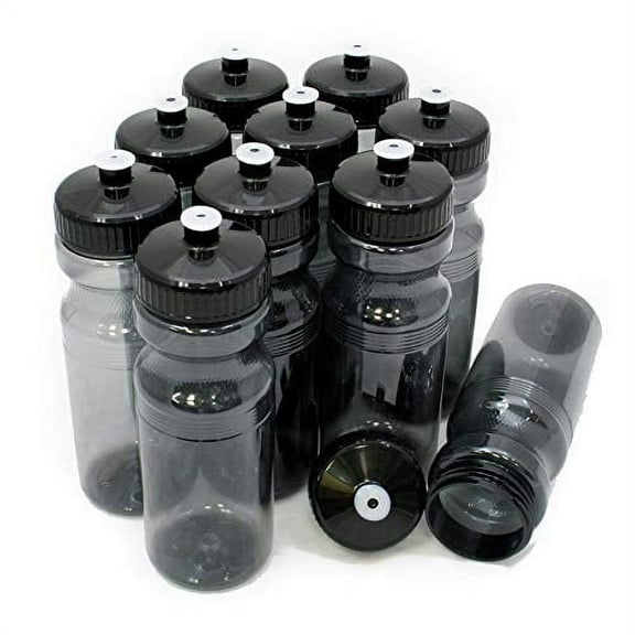 Rolling Sands 24 oz Reusable Water Bottles, 10 Pk, Made in USA, BPA-Free