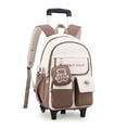 Rolling School Bags for Girls Backpack Children Waterproof School