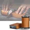 thumbnail image 1 of Rolling Sharpener with Magnetic Base for Effortlessly Sharpening Aligned Angles Wooden Base Revive Your Blades Simply Eco-friendly Kitchenware, 1 of 7