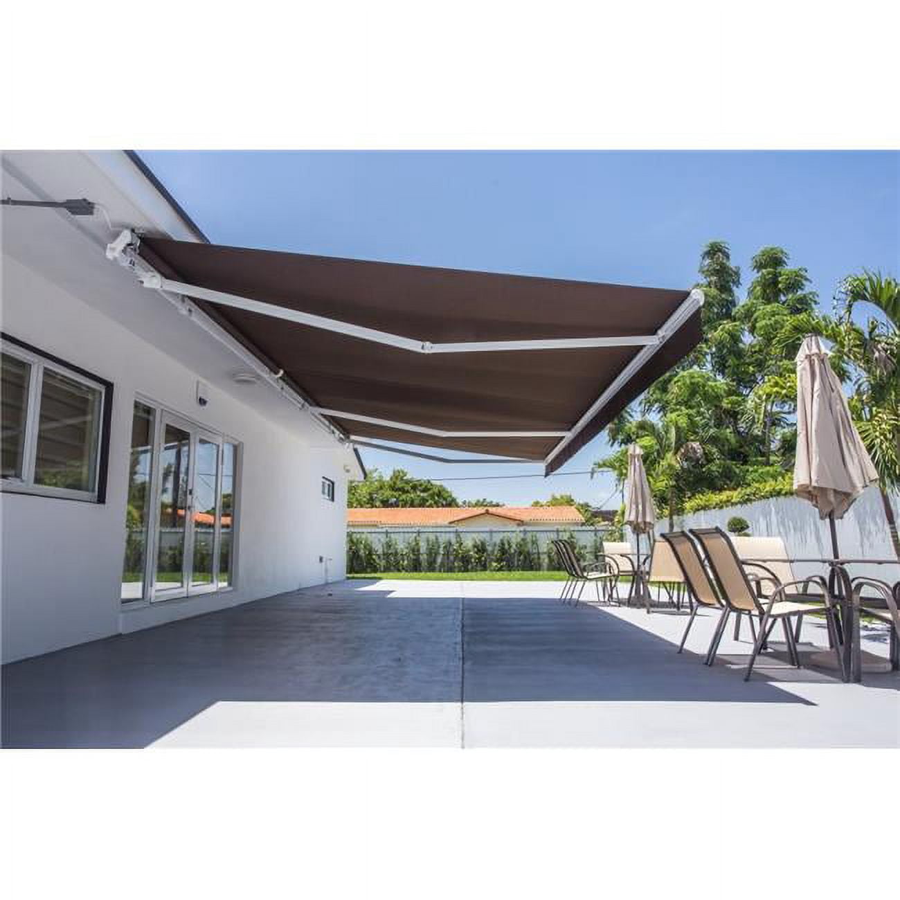 Roll Rishiled Rolling Shield 733569215935 16 x 10 ft. Rolling Shade Manual ...