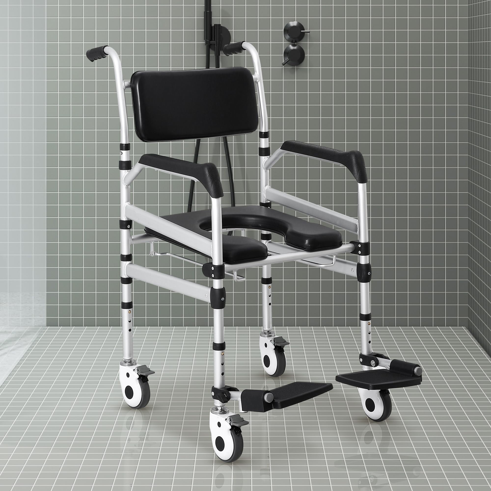 Rolling shower chair walmart deals