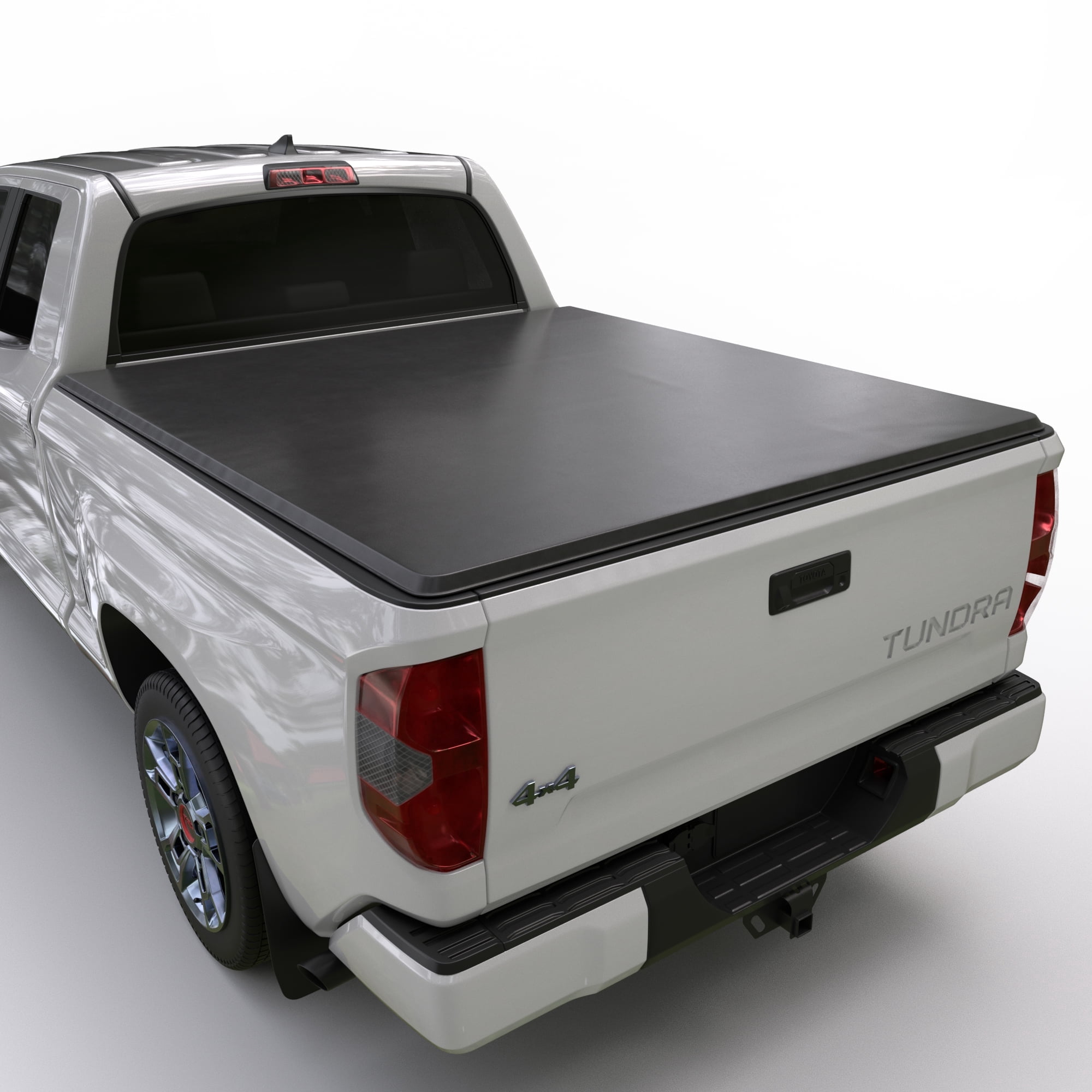 Toptiny Soft Roll Up Tonneau Cover Fits 2007-2021 Toyota Tundra 5'6" Bed waterproof