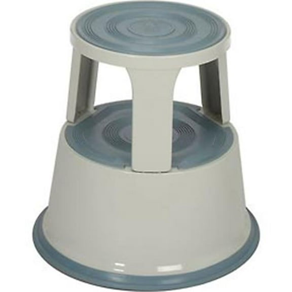 Rolling Step Stool - Gray - 17 in. - 1 Step - 500 lb Capacity