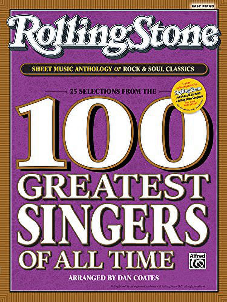 Rolling Stone Sheet Music Anthology Of Rock Soul Classics 25 Rolling Stone Sheet Music Anthology Of Rock Soul Classics 25