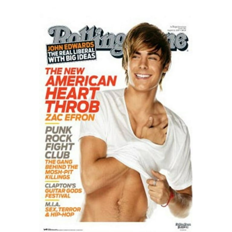 Rolling Stone - Zac Efron Laminated Poster Print (22 x 34