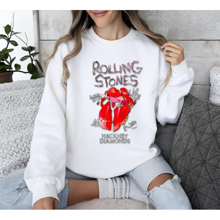 Rolling Stones 2024 Hackney Diamonds Tour Sweatshirt Rolling Stones Band Fan Sweatshirt Rolling Stones 2024 Tour Sweatshirt Hackney Diamonds Tour Sweatshirt Unisex Sweatshirt Walmart