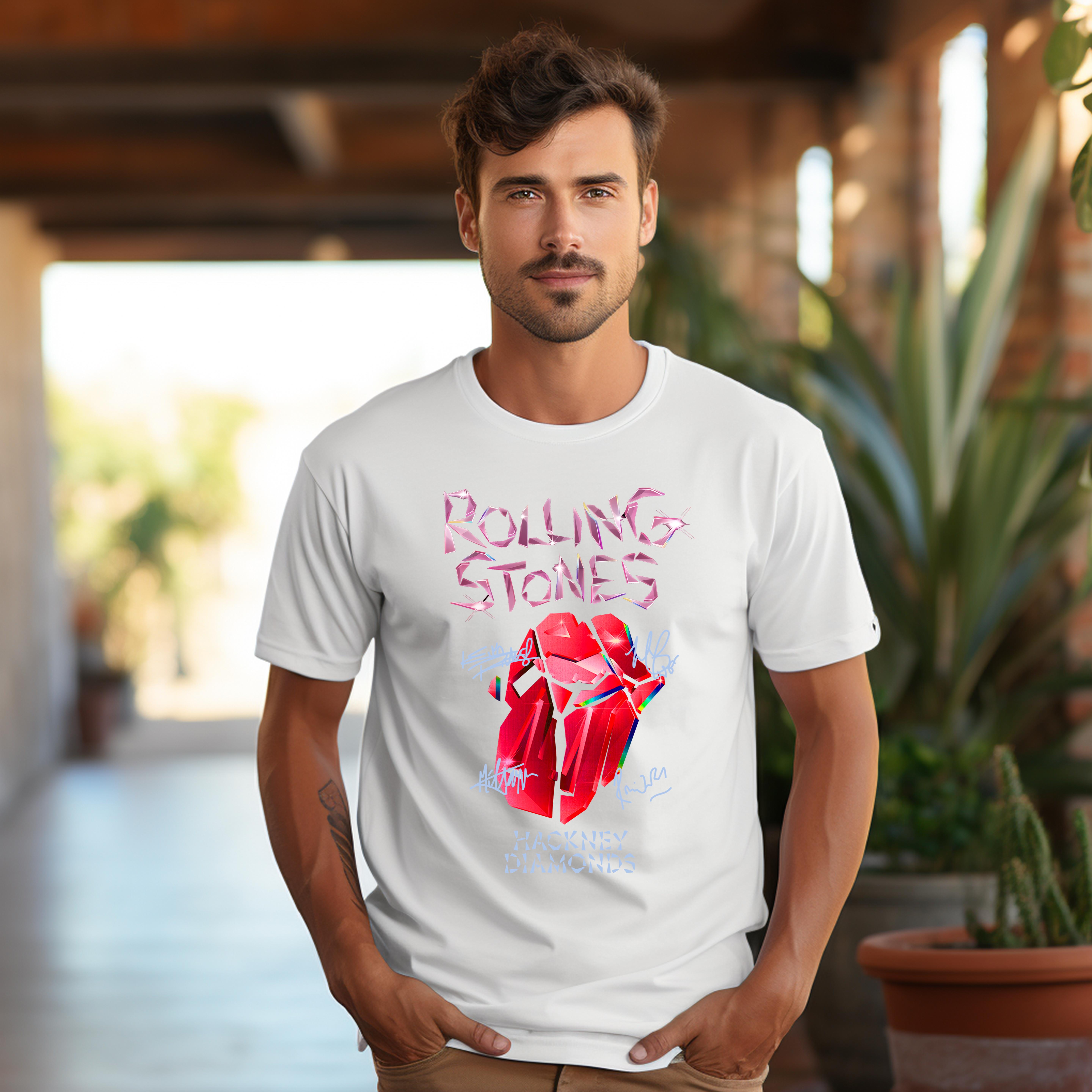 Rolling Stones 2024 Hackney Diamonds Tour UNISEX TSHIRT Up To 4XL