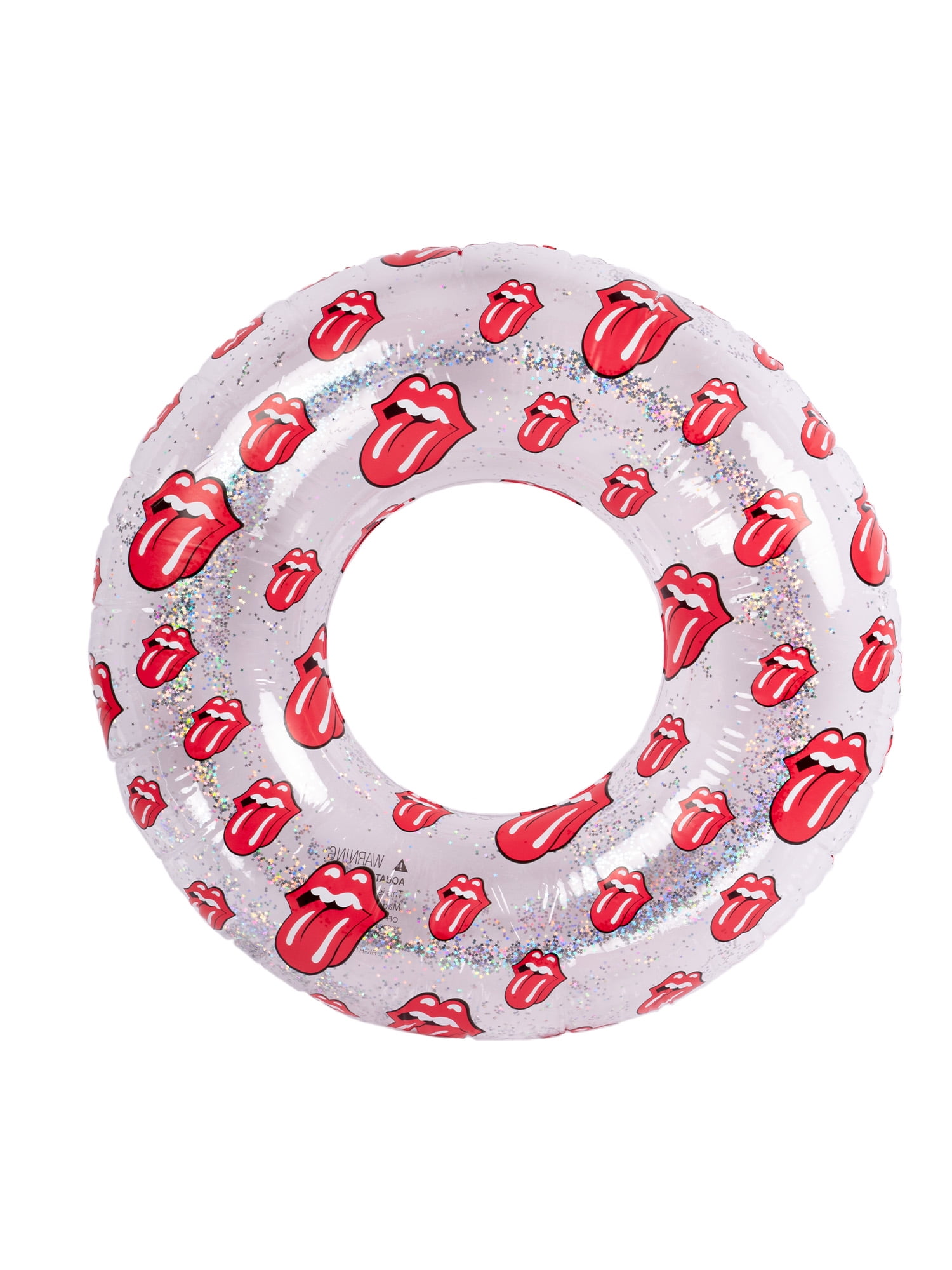 Rolling Stones 40" Inflatable Swim Tube Pool Ring Float, Adult Unisex