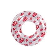 Rolling Stones 40" Inflatable Swim Tube Pool Ring Float, Adult Unisex