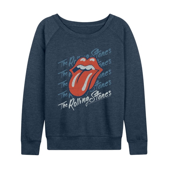 Rolling Stones - '76 World Tour - Women's French Terry Long Sleeve Pullover