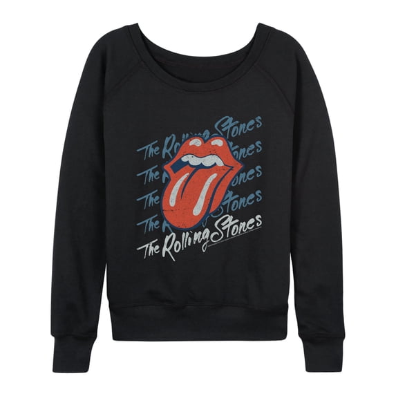 Rolling Stones - '76 World Tour - Women's French Terry Long Sleeve Pullover