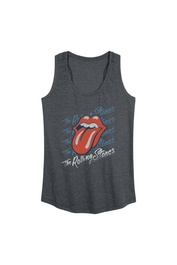 Rolling Stones - '76 World Tour - Women's Racerback Graphic Tank